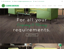 Tablet Screenshot of flooringdimensions.co.za